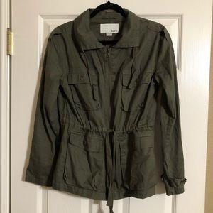 Bar III olive green jacket